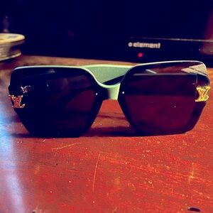 Green and Gold Sunglasses Accessories